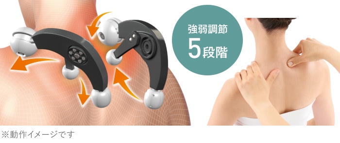 GRIP式メカ5.0のつかみ機構と「肩交互もみ」