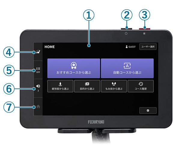 大型8インチ タッチパネル