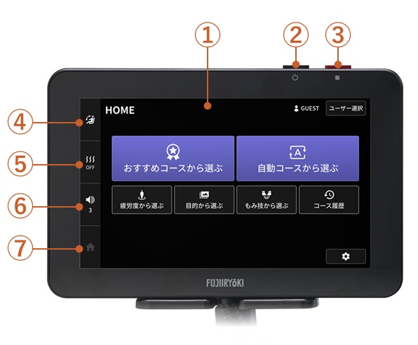 大型8インチ タッチパネル