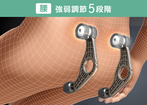 腰:強弱調節5段階