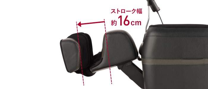 脚部長さ調節スプリング機能