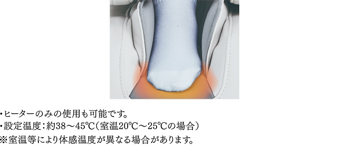 足裏ヒーター