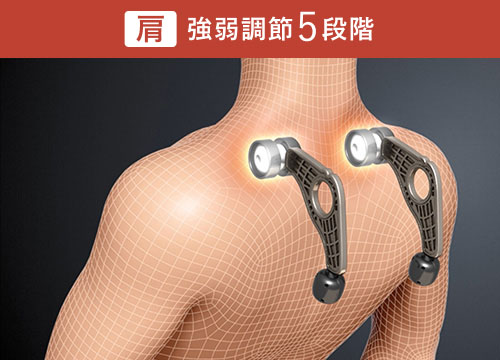 肩：強弱調節5段階